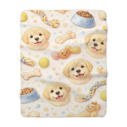 Golden Retriever Puppy Blanket